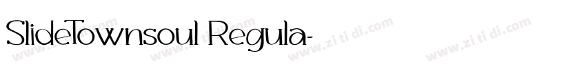 SlideTownsoul Regula字体转换